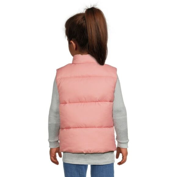 Wonder Nation Puffer Baby Packable Vest Orange Size 3T Jacket NWT Unisex Pink - Picture 4 of 5